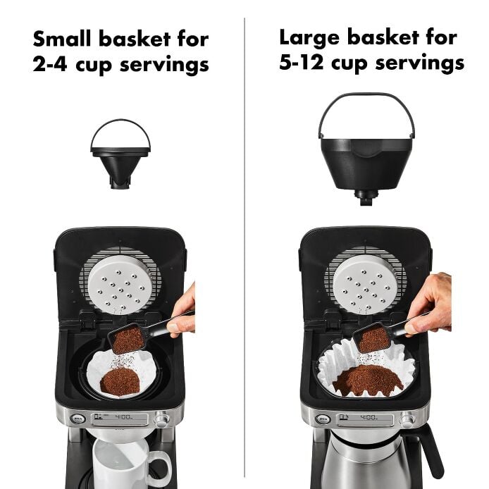 12-Cup Coffee Maker with Podless Single-Serve Function W3
