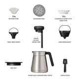12-Cup Coffee Maker with Podless Single-Serve Function A9
