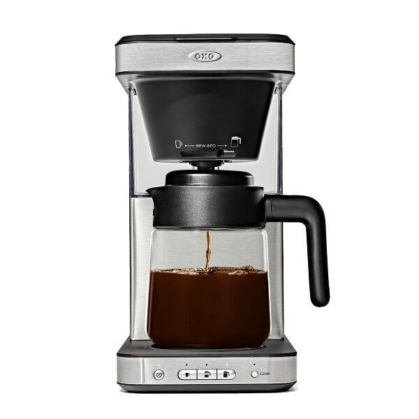 8-Cup Coffee Maker with Podless Single-Serve Function and Glass Carafe R5