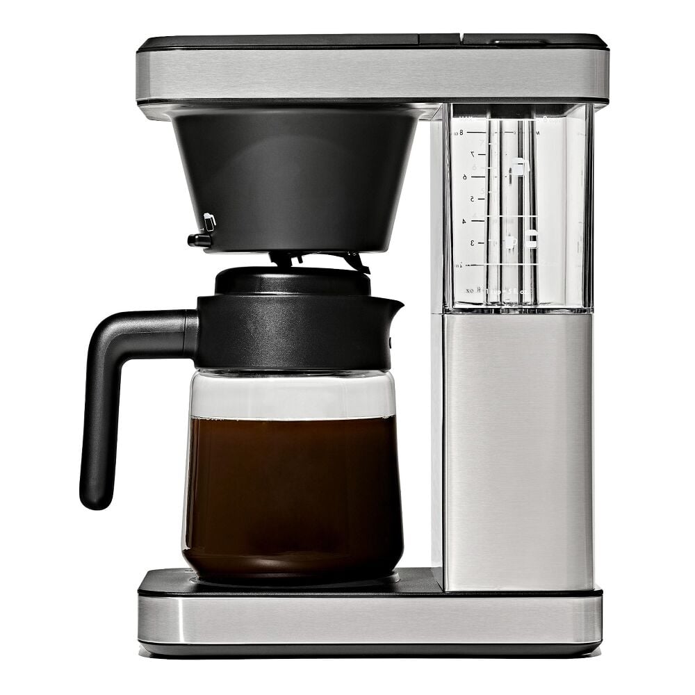 8-Cup Coffee Maker with Podless Single-Serve Function and Glass Carafe R5