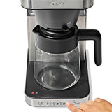 8-Cup Coffee Maker with Podless Single-Serve Function and Glass Carafe R5