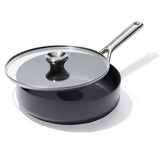 Ceramic Professional Non-Stick 3-Quart Sauté Pan with Lid S5