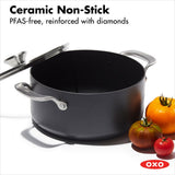 Ceramic Professional Non-Stick 5QT Stock Pot with Lid K3