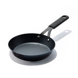 Carbon Steel Obsidian Series 8-Inch Frypan with Silicone Sleeve Z7