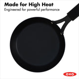 Carbon Steel Obsidian Series 8-Inch Frypan with Silicone Sleeve Z7