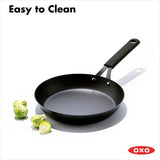 Carbon Steel Obsidian Series 10-Inch Frypan with Silicone Sleeve J8