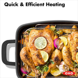 Carbon Steel Obsidian Series Roaster with Rack J5