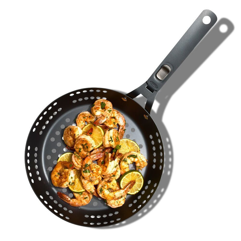 Outdoor 10" Perforated Carbon Steel Pan K3