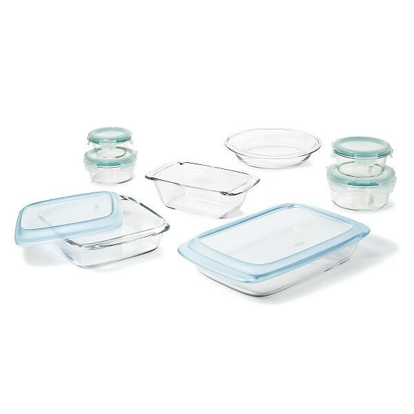 14-Piece Glass Bake, Serve & Store Set X7