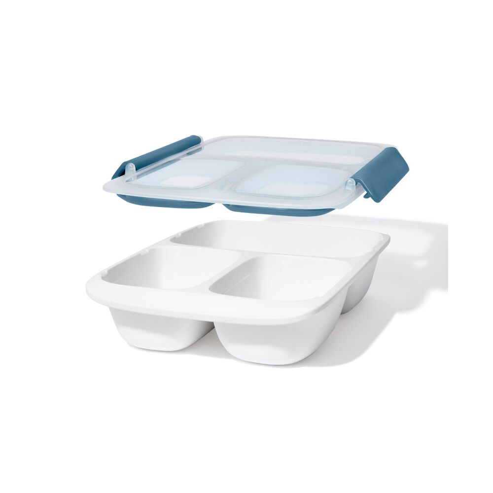 Prep & Go 4.1-Cup Divided Container - Ocean Blue E9