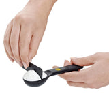 7 Piece Plastic Measuring Spoons - Black F6