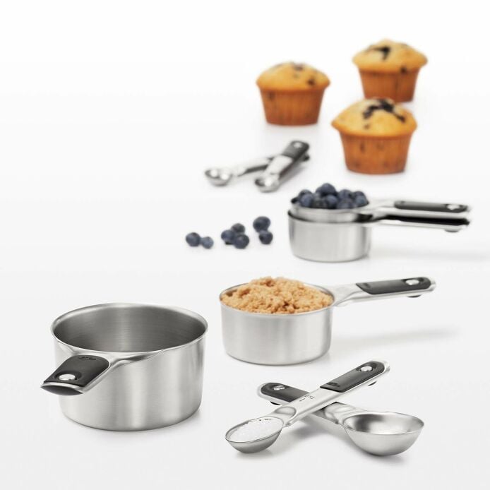 Stainless Steel Measuring Cups and Spoons Set Z8