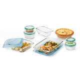 14-Piece Glass Bake, Serve & Store Set X7