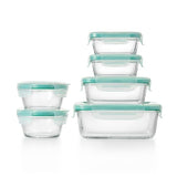 OXO Good Grips 12 Piece Smart Seal Glass Container Set K0