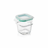 4 Piece Smart Seal Glass Mini Square Container Set T1