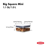 POP Container - Big Square Mini (1.1 Qt.) H8