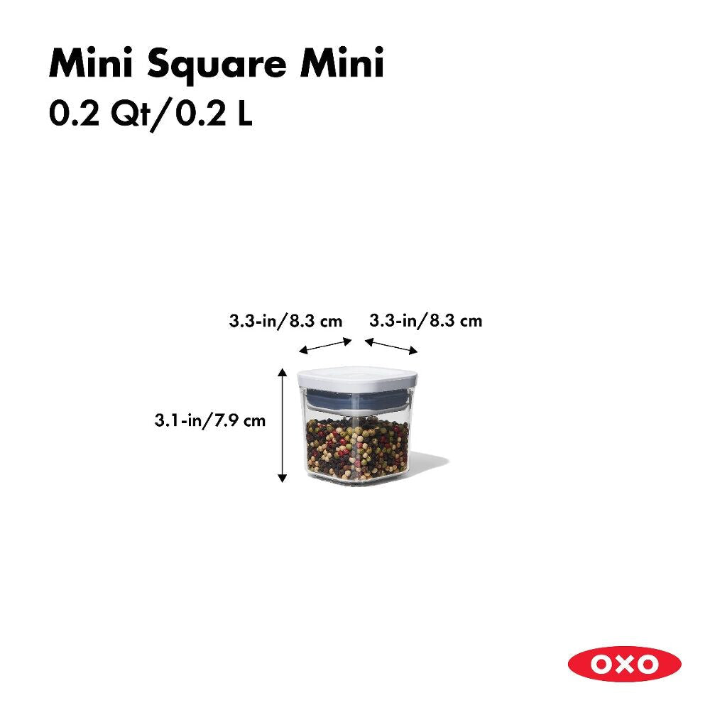 POP Container - Mini Square Mini (0.2 Qt.) T4