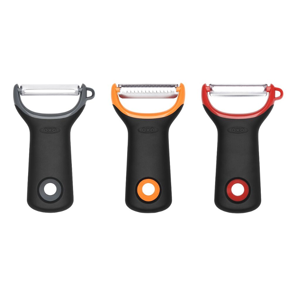 3-Piece Prep Peeler Set, Assorted Blades O5