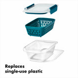 Prep & Go Container with Colander D7