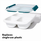 Prep & Go 4.1-Cup Divided Container U0