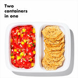 Prep & Go 2-Cup Divided Container H5