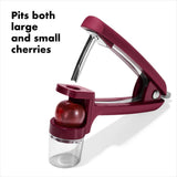 OXO Good Grips Cherry & Olive Pitter - Beet P9