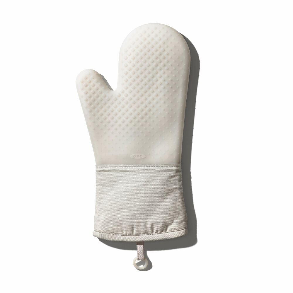 Silicone Oven Mitt - Oat B1