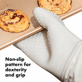 Silicone Oven Mitt - Oat B1