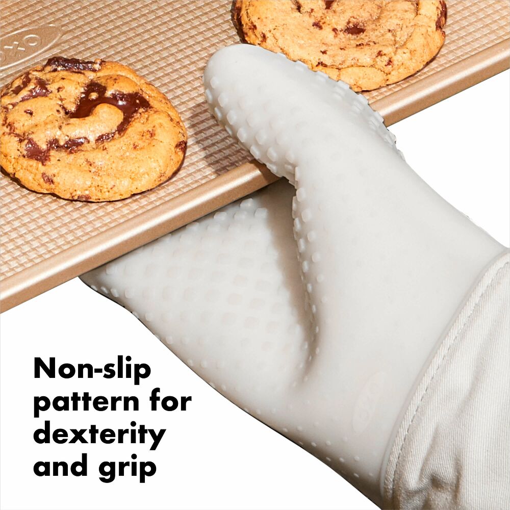 Silicone Oven Mitt - Oat B1