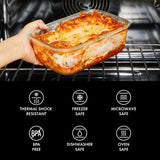 16 Piece Glass Smart Seal Everyday Container Set Y1