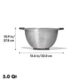 5 Qt Stainless Steel Colander E5