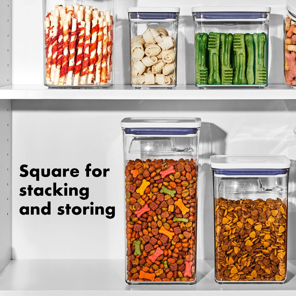 OXO Good Grips Pet POP Container – 4.4 Qt/4.2 L with Scoop U7