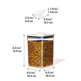 OXO Good Grips Pet POP Container – 4.4 Qt/4.2 L with Scoop U7