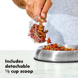 OXO Good Grips Pet POP Container – 6.0 Qt/5.7 L with Half Scoop Y6
