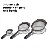 OXO Good Grips 3 Piece Strainer Set A9