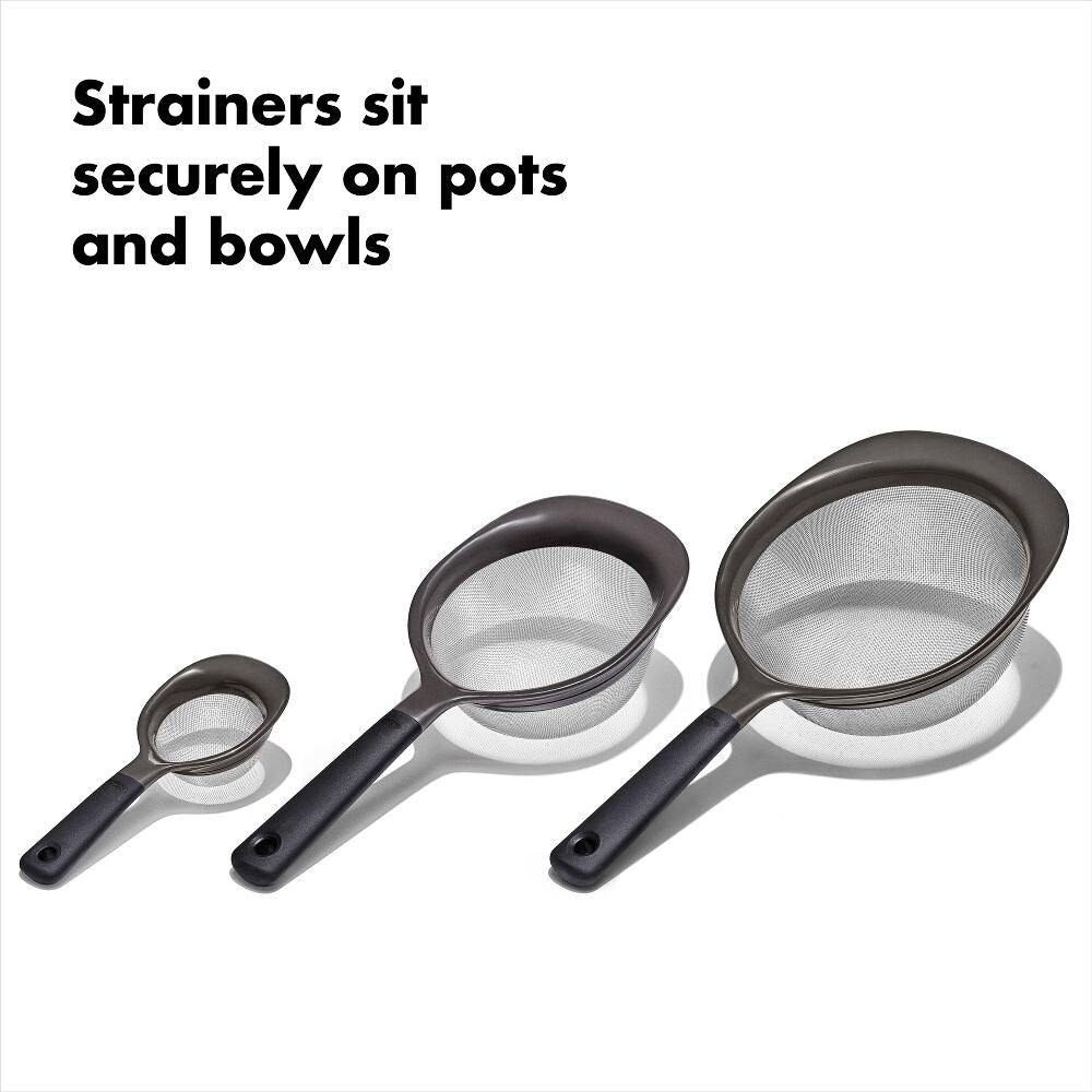 OXO Good Grips 3 Piece Strainer Set A9