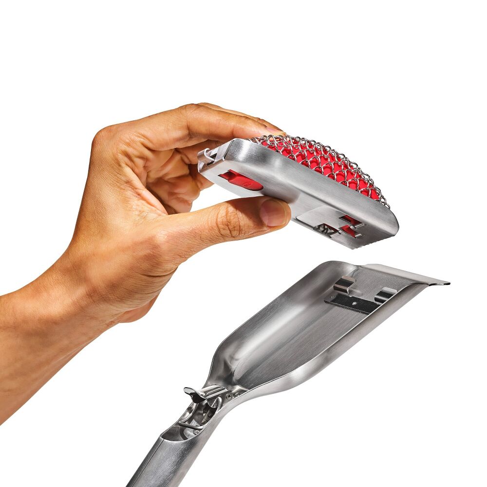 Coiled Grill Brush With Replaceable Head G9