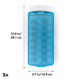 No-Spill Ice Cube Tray - 2 Pack N3