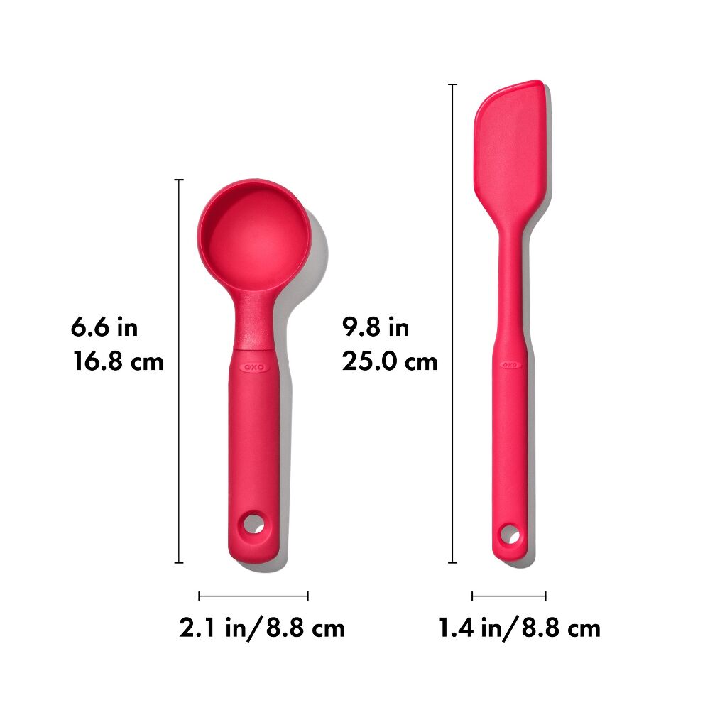 Silicone Cookie Scoop & Small Spatula Set N8