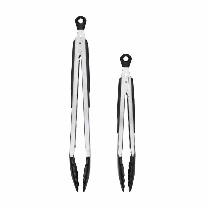 2-Piece Tongs with Nylon Heads Set G7