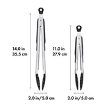 2-Piece Tongs with Nylon Heads Set G7