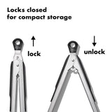 2-Piece Tongs with Nylon Heads Set G7