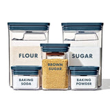 8-Piece Prelabeled Baking POP Container Set A1