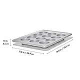 Nonstick Pro Clear Coated 12 Cup Muffin Pan K5