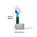 Soap Dispensing Dish Brush Storage Set Y0
