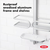 Aluminum 3-Tier Shower Caddy G3