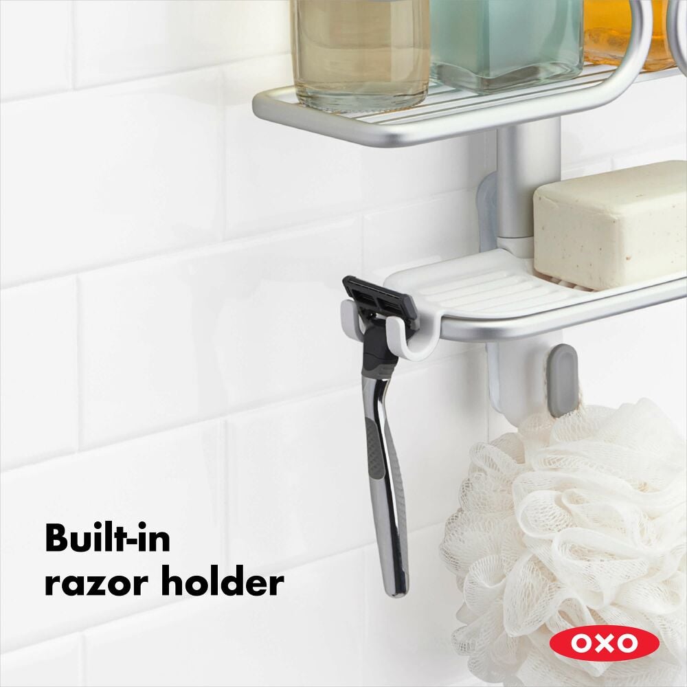 Aluminum 3-Tier Shower Caddy H4