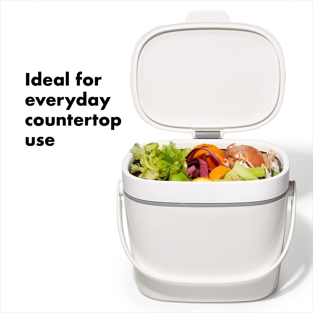 Easy-Clean Compost Bin - 1.75 Gal X4