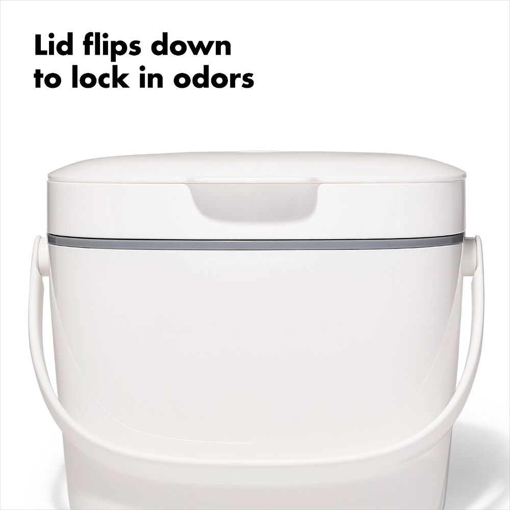 Easy-Clean Compost Bin - 1.75 Gal X4