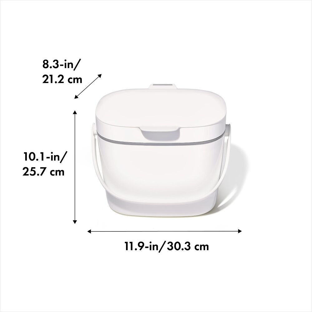 Easy-Clean Compost Bin - 1.75 Gal X4